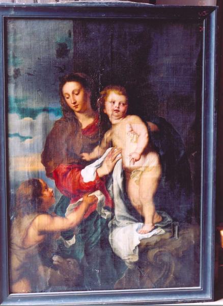 tableau : Vierge à l'Enfant avec saint Jean-Baptiste, vue générale