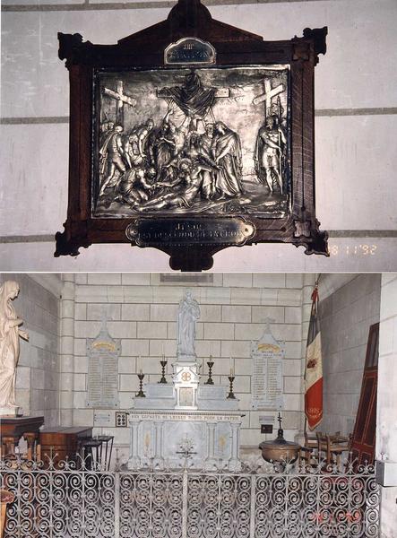 grille de communion ; chemin de croix, vue générale