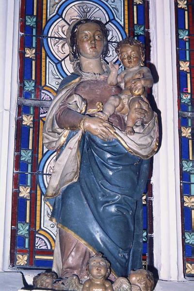 statue : Vierge à l'Enfant, vue générale