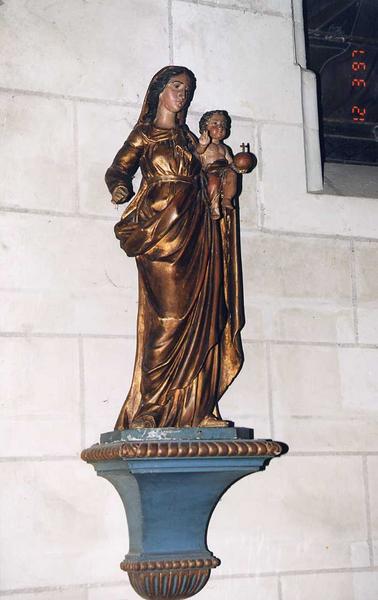 statue : Vierge à l'Enfant, vue générale