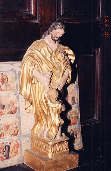 Statue : Saint Joseph et l'Enfant