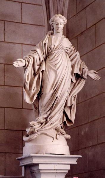 Vierge écrasant le serpent, vue générale