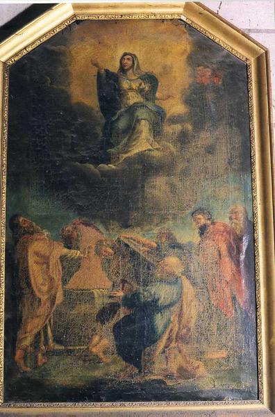 tableau : Assomption (l'), vue générale - © Ministère de la Culture (France), Conservation des antiquités et des objets d'art de l'Indre-et-Loire, tous droits réservés 