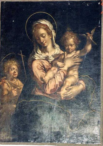 tableau : Vierge, Enfant Jésus et saint Jean-Baptiste, vue générale