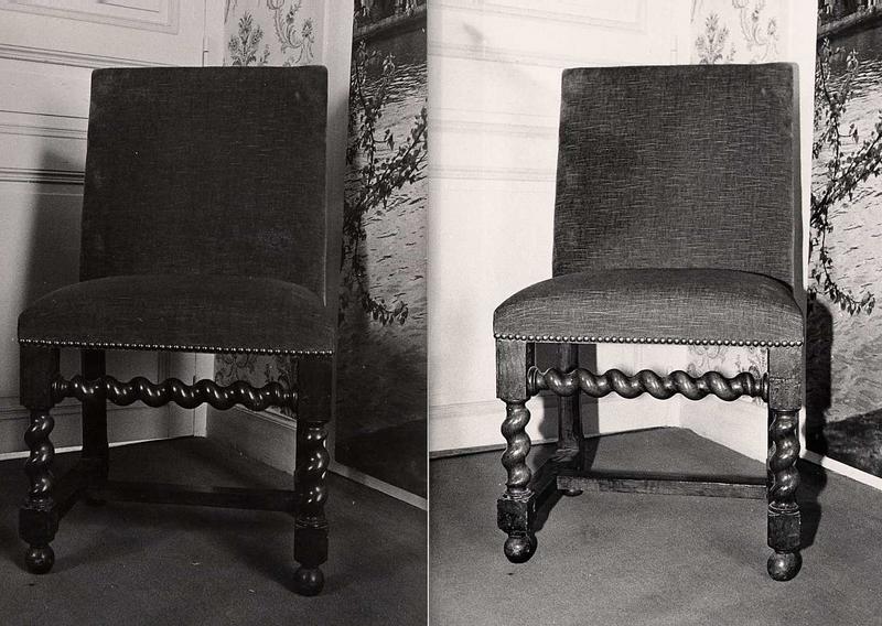 chaises (2), vue générale - © Ministère de la Culture (France), Conservation des antiquités et des objets d'art de l'Indre-et-Loire, tous droits réservés