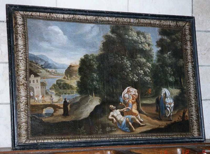 tableau : le bon samaritain, vue générale