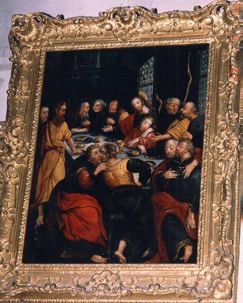 tableau : Cène (la), vue générale - © Ministère de la Culture (France), Conservation des antiquités et des objets d'art de l'Indre-et-Loire, tous droits réservés