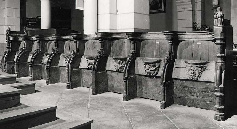 stalles, vue partielle - © Ministère de la Culture (France), Conservation des antiquités et des objets d'art de l'Indre-et-Loire, tous droits réservés 