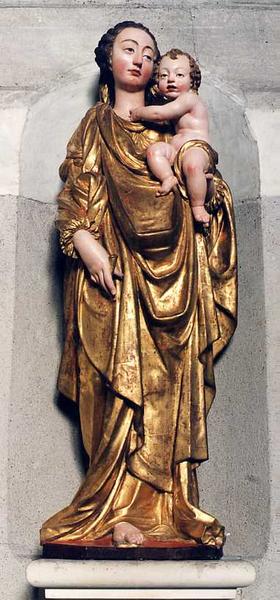 statue : Vierge à l'Enfant, vue générale