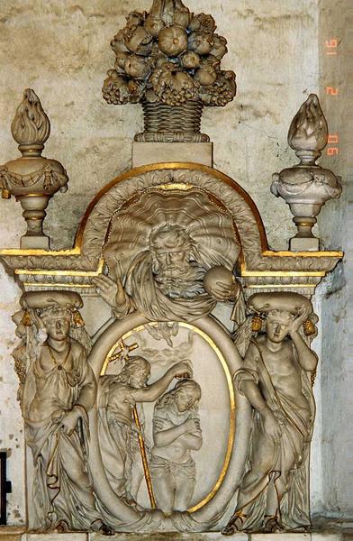 bas-relief : Baptême du Christ (le), vue générale