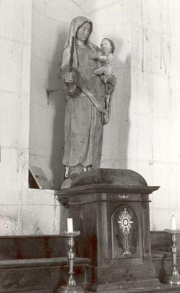 statue : Vierge à l'Enfant, vue générale