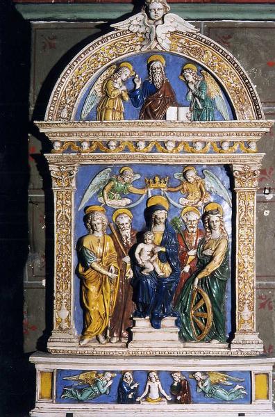 bas-relief : Vierge à l'Enfant, vue générale - © Ministère de la Culture (France), Conservation des antiquités et des objets d'art de l'Indre-et-Loire, tous droits réservés 