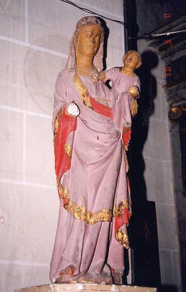 statue : Vierge à l'Enfant, vue générale