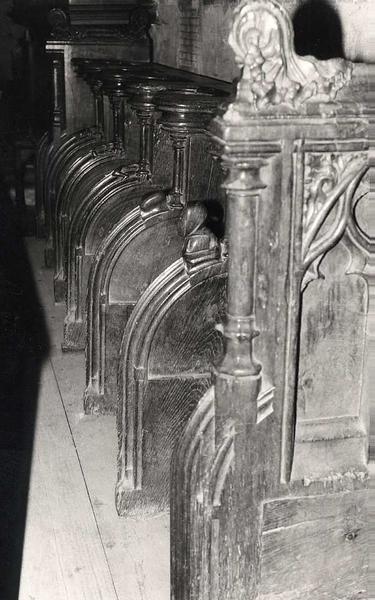 stalles, vue partielle - © Ministère de la Culture (France), Conservation des antiquités et des objets d'art de l'Indre-et-Loire, tous droits réservés 