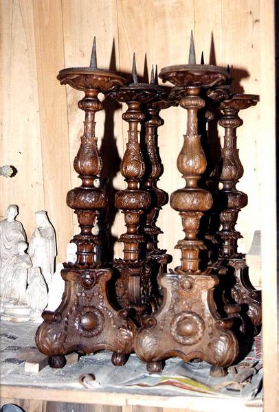 chandeliers d'autel (4) , vue générale