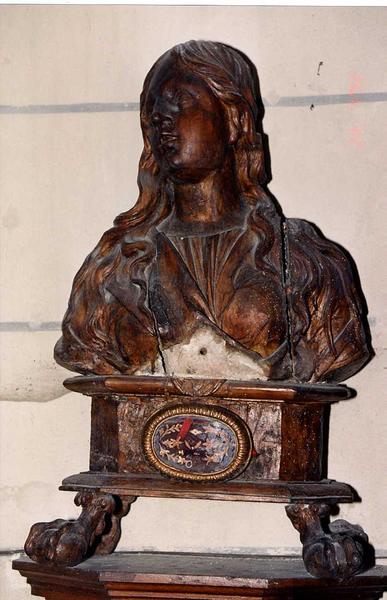 buste-reliquaire de sainte Madeleine, vue générale - © Ministère de la Culture (France), Conservation des antiquités et des objets d'art de l'Indre-et-Loire, tous droits réservés 