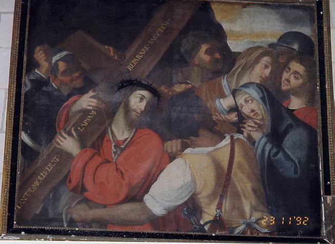 tableau : Christ portant la croix, vue générale