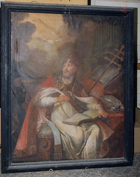 tableau : saint Grégoire, vue générale