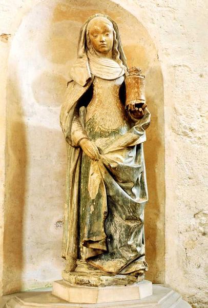 statue : sainte Marie-Madeleine, vue générale