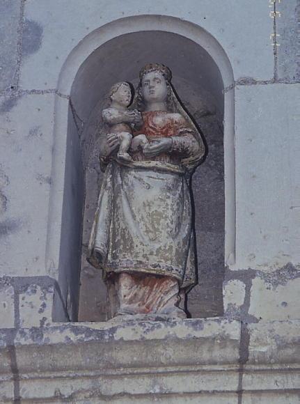 statue (statuette) : Vierge à l'Enfant, vue générale