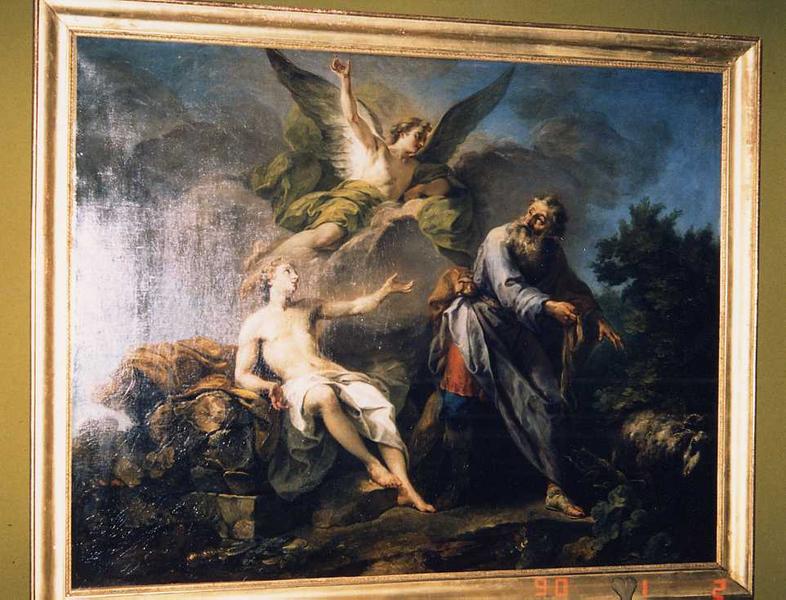 tableau : Sacrifice d'Abraham, vue générale - © Ministère de la Culture (France), Conservation des antiquités et des objets d'art de l'Indre-et-Loire, tous droits réservés 