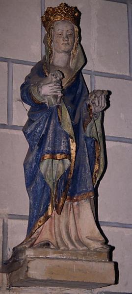 statue : Sainte Elizabeth-de-Hongrie, vue générale