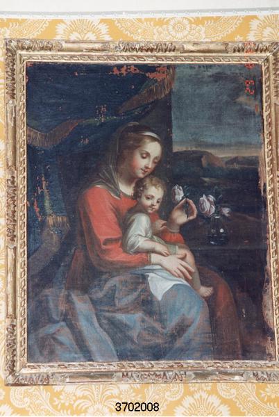 tableau : Vierge à l'Enfant, vue générale