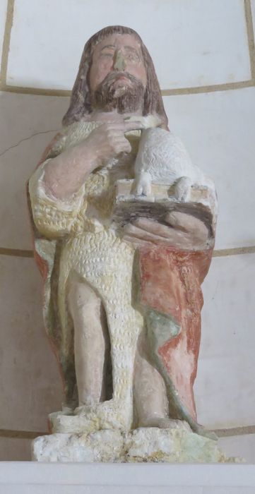 statue : saint Jean-Baptiste - © Ministère de la Culture (France), Conservation des antiquités et des objets d'art de l'Indre-et-Loire, tous droits réservés 