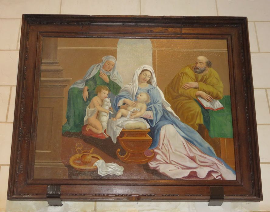 tableau et son cadre : Sainte Conversation