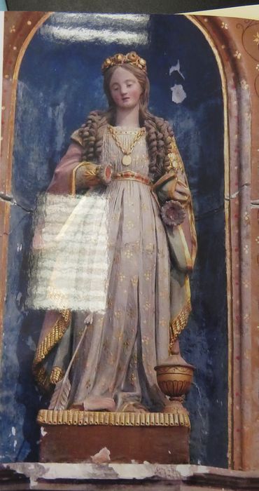 Statue : Sainte Philomène (dite Marie-Madeleine)