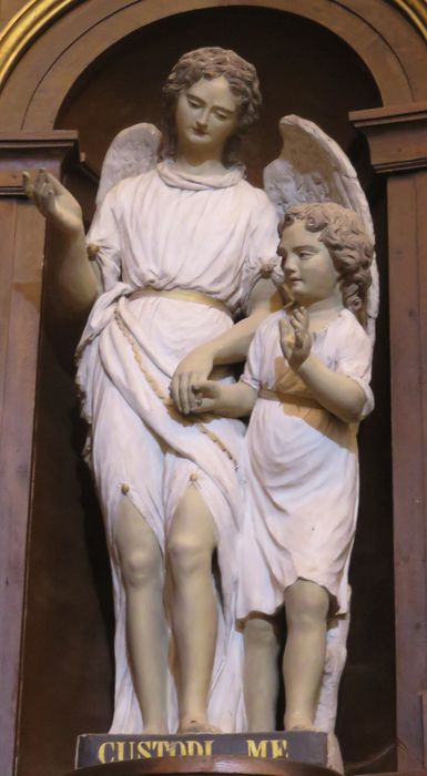 statue : Saint Gabriel - © Ministère de la Culture (France), Conservation des antiquités et des objets d'art de l'Indre-et-Loire – Tous droits réservés 