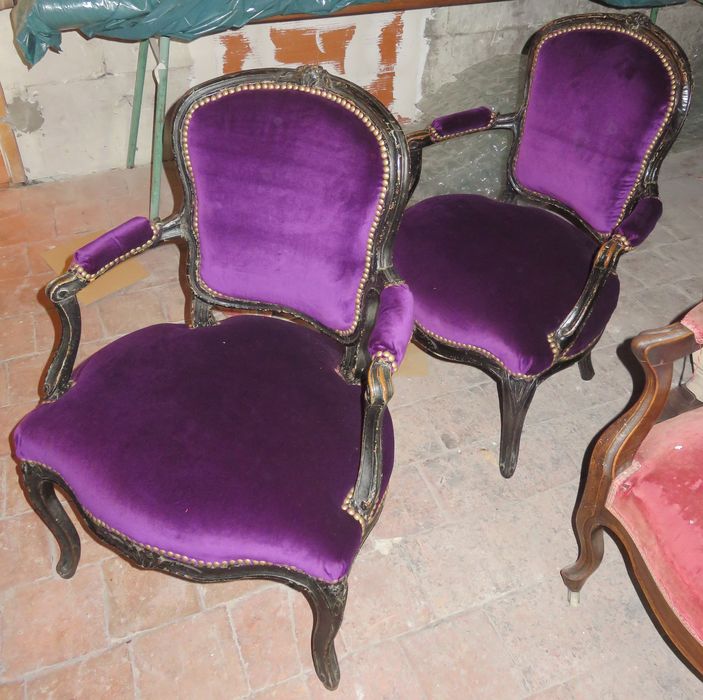 église Saint-Antoine : fauteuils (paire) - © Ministère de la Culture (France), Conservation des antiquités et des objets d'art de l'Indre-et-Loire – Tous droits réservés 