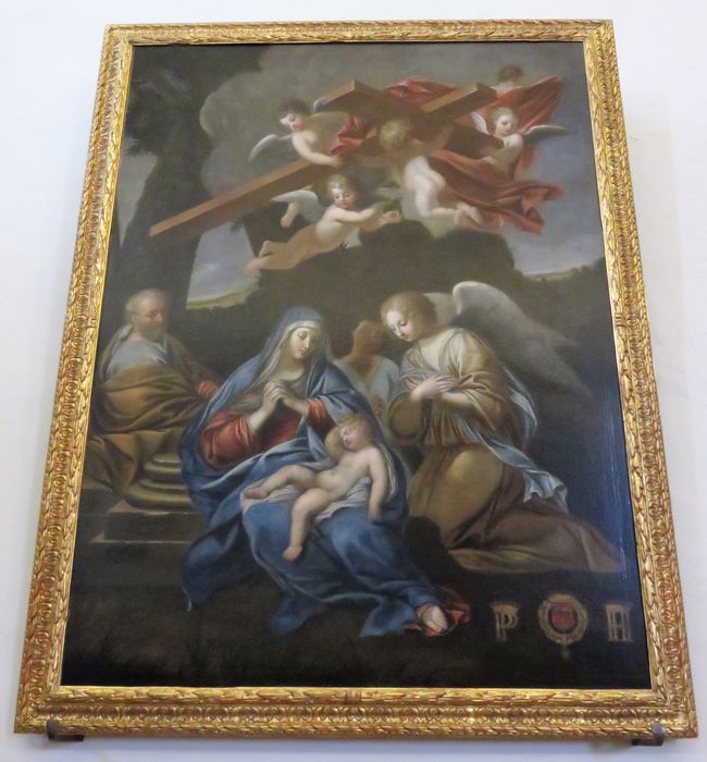 tableau : Vierge adorée par les anges (la)