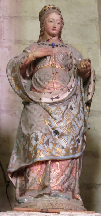 statue dite Notre-Dame-de-la-Délivrance : Vierge de la Visitation - © Ministère de la Culture (France), Conservation des antiquités et des objets d'art de l'Indre-et-Loire – Tous droits réservés 