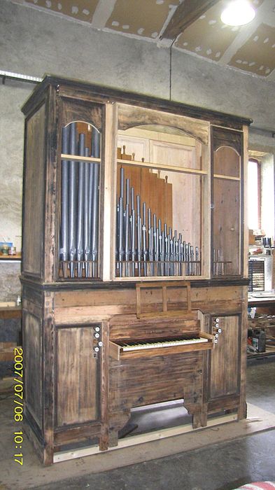 orgue de tribune : partie instrumentale de l'orgue