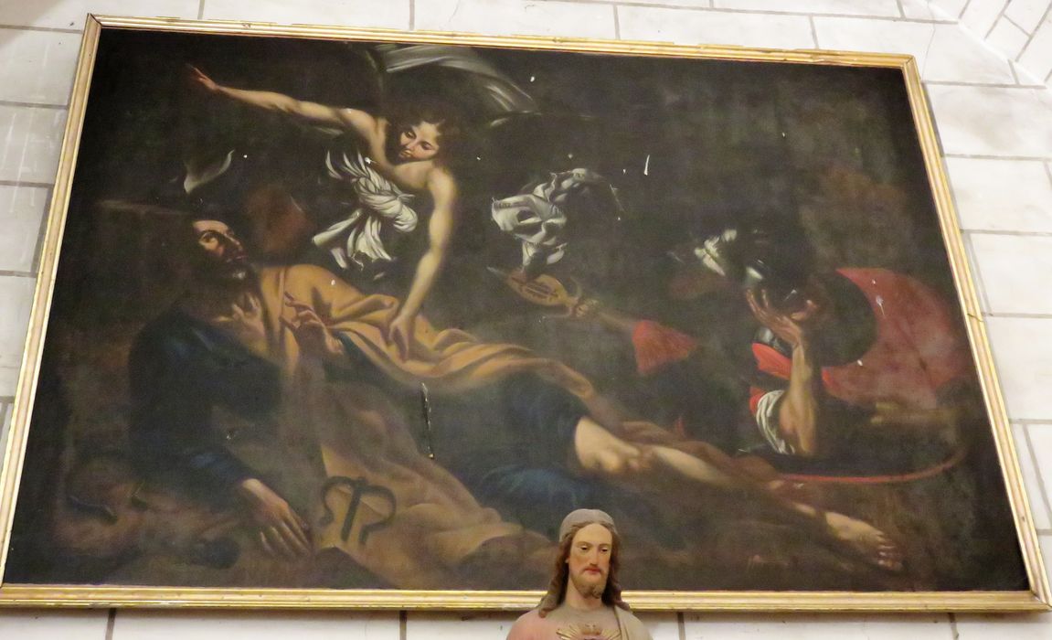 tableau : Saint Pierre dans la prison mamertine