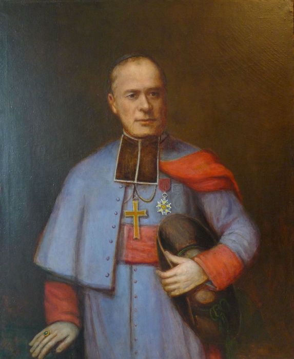 Tableau : portrait présumé de Monseigneur Guillaume René Meignan