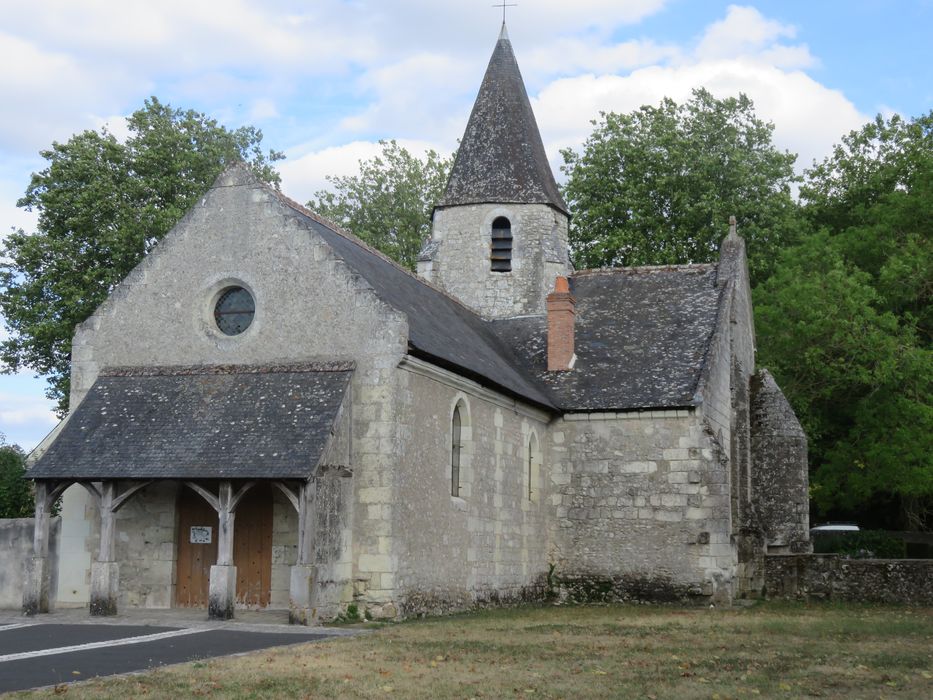 Eglise  Saint-Quentin, ensemble sud-ouest, vue générale