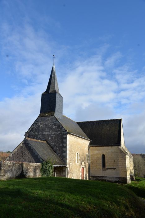 Eglise  Notre-Dame, ensemble sud-ouest, vue générale