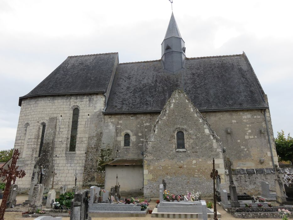 Eglise  Notre-Dame, façade latérale nord, vue générale