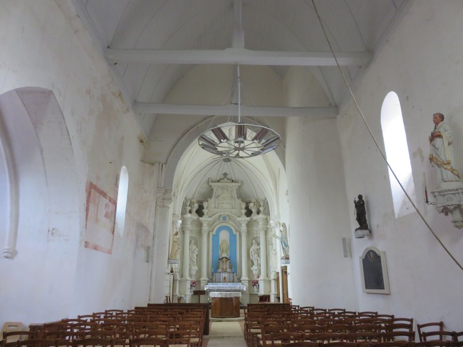 Eglise  Notre-Dame, nef, vue générale