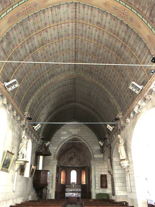 Eglise Saint-Martin, nef, vue générale