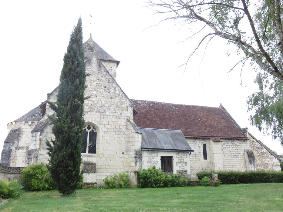 Eglise  Saint-Martin, façade latérale nord, vue générale