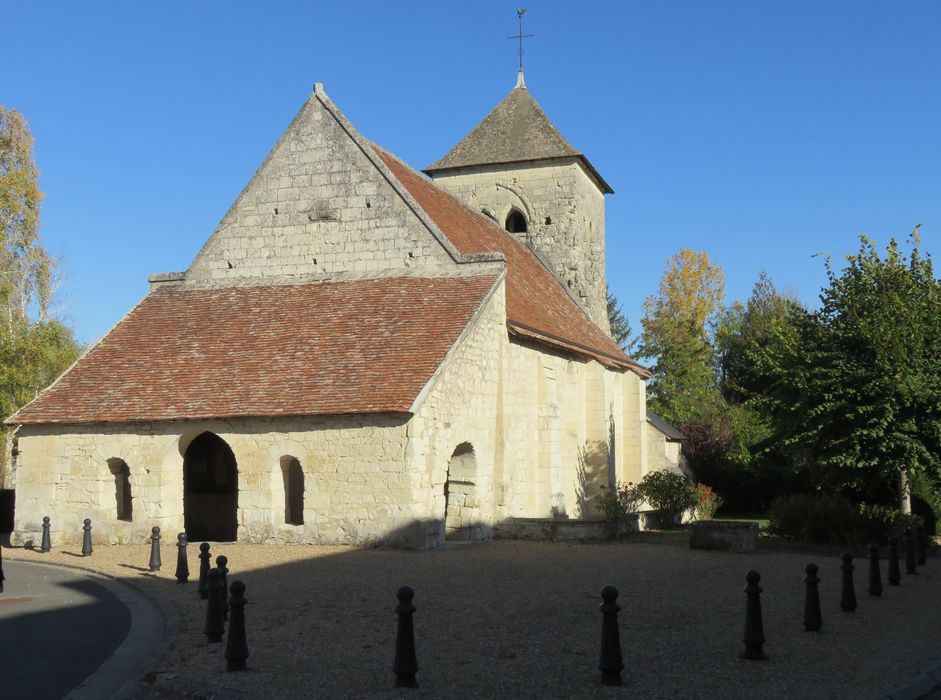 Eglise  Saint-Martin, ensemble sud-ouest, vue générale