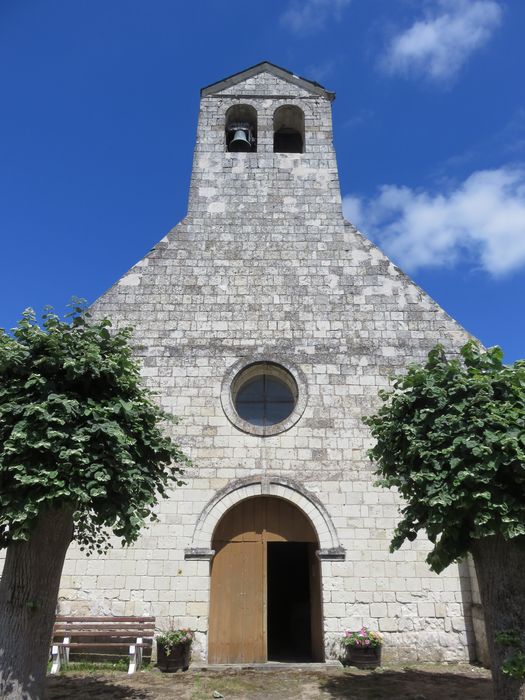 Eglise  Saint-Jean de Noyers, façade occidentale