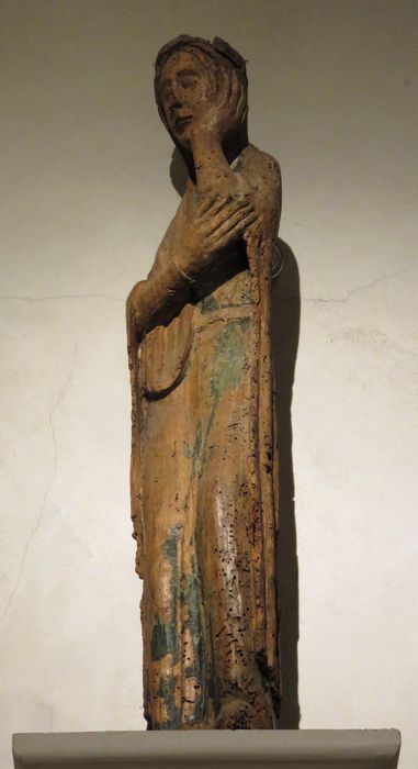 statue : Vierge - © Ministère de la Culture (France), Conservation des antiquités et des objets d'art de l'Indre-et-Loire – Tous droits réservés 