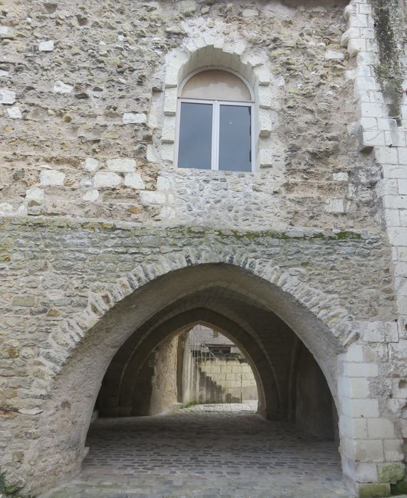 Bâtiment dit Maison des Templiers : Façade nord, vue partielle