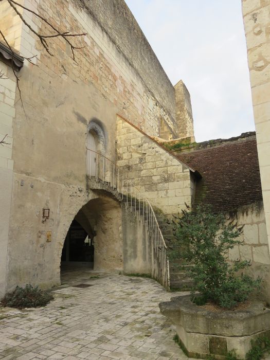 Bâtiment dit Maison des Templiers : Façade sud, vue partielle