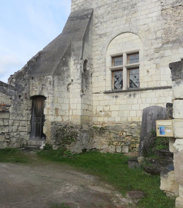 Tour Chevalot (ou Chevaleau) : Façade ouest, vue partielle