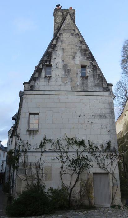 Maison dite d'Agnès Sorel : Pignon sud, vue générale